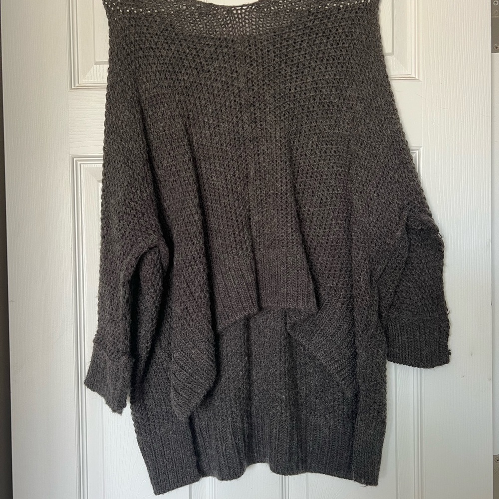 Cozy Gray Knit Sweater